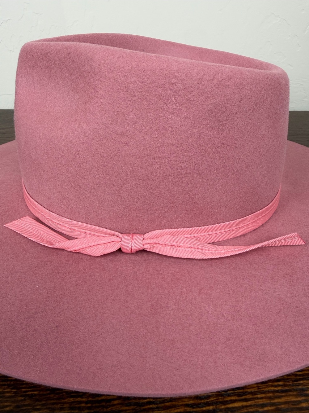 Lack Of Color Zulu Style Wool Fedora in Rose - Picture 3 of 16